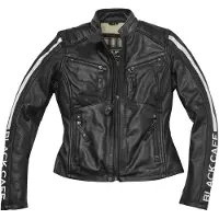 Black-Cafe London Toronto Damer Motorcykel LäderJacka