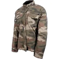 Bores Military Jack Camo Motorcykel skjorta