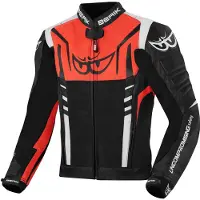 Berik Striper Motorcykel Läderjacka