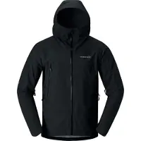 Norrøna - Vandringskläder - Falketind Gore-Tex Jacket M Caviar Black för Unisex - Storlek XL - Svart