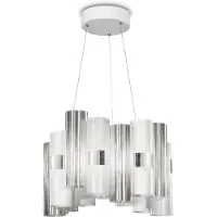 Slamp Taklampa , Vit, Vardagsrum, Plast