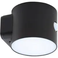 LINDBY Utomhusbelysning , Amren, Svart, Plast, Modern