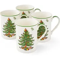 Spode Christmas Tree Mugg 34cl 4 st/paket