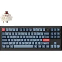 Keychron - V3 Max QMK/VIA Wireless Custom Mechanical Keyboard - Fully Assembled Knob Brown Mechanical Keyboard