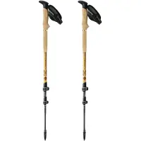 Guidetti - Vandringsstavar - Terre de Trek Light MK2 för UnisexAluminium - Brun