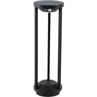LUCANDE Utomhusbelysning , Evelis, Svart, Terrass, Aluminium, Modern