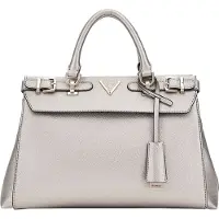 GUESS Handväska 'Eco Ali Luxury Satch' silver