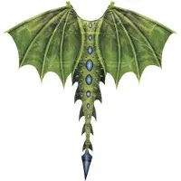 Great Pretenders Maskeradkläder - Legendarisk drake - - 4-6 år (104-116) - Maskeradkläder