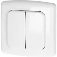ORNO smart home dubbel infälld väggströmbrytare med radioutsändare