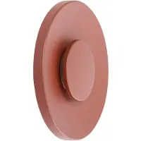 LUCANDE LED utomhus vägglampa Kayana , Brun / rost, Aluminium / grå / zink, Modern, LED-vägglampa utomhus