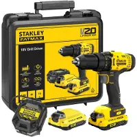 Stanley batteridriven skruvdragare/dammsugare 18V 2x1,5Ah [SFMCD700C2K-QW]