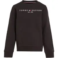 Tommy Hilfiger Sweatshirt - Essential - Organic - Svart - - 14 år (164) - Sweatshirt