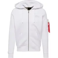 Alpha industries Back Print Sweatshirt Med Dragkedja
