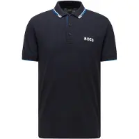 BOSS för män. 50469102 Paddy Pro marinblå pikétröja (XL), Casual, Bomull, Kort ärm, Marino