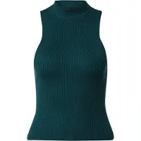 Urban Classics Short Rib Knit Turtleneck ärmlös T-shirt
