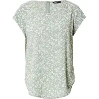 ONLY Blus 'ONLVic' pastellgrön / vit