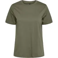Pieces T-shirt 'RIA' oliv