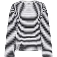 Pieces T-shirt 'PCSadie' svart / vit