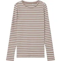 Name it Tröja - Rib - NkfSuraja - Noos - Mocha Maräng - - 7-8 år (122-128) - Tröja