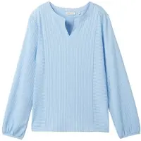 Tom Tailor Vertical Stripe Blus Med Lång ärm