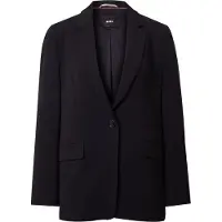 BOSS Regular-fit jacket in crease-resistant crepe