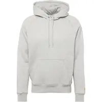 Carhartt WIP - Sweatshirts - Hooded Chase Sweat Grey Heather Gold för UnisexBomull - Storlek M - Grå