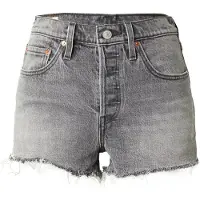 Levi's Jeans '501 Original Short' grå denim