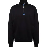 Hugo Blue Neeler 10249110 Blue Tröja Med Halv Dragkedja