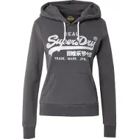 Superdry Sweatshirt svart / vit