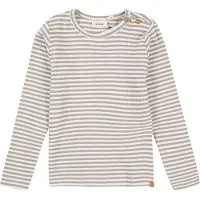 Lil´ Atelier T-shirt 'GAGO' grå / vit