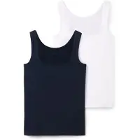 Tom Tailor Topp marinblå / vit