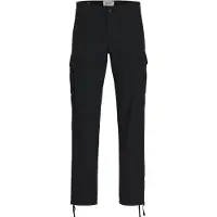 Jack & jones Plus Cargobyxa 'JPSTKane JJBarkley' svart