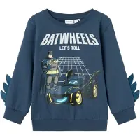 Name it Sweatshirt - Noos - NmmJuice Batwheels - Dark Denim - - 3 år (98) - Sweatshirt