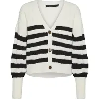 Vero Moda Kofta 'VMLEA' svart / vit