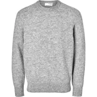 Selected Tröja 'Rai' gråmelerad