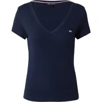 Tommy Hilfiger T-shirt 'ESSENTIAL' marinblå / röd / vit