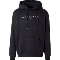 Tommy Hilfiger Tommy Jeans Linear Logo Fleece Drawstring Hoody