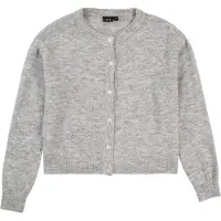 LMTD Cardigan - Stickad - Noos - NlfLodet - Light Grey Melange/1 - - 9-10 år (134-140) - Cardigan