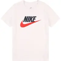 Nike T-shirt 'FUTURA HBR' orangeröd / svart / vit