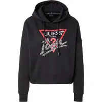 GUESS Sweatshirt grenadine / svart / silver / vit