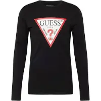 GUESS T-shirt röd / svart / vit