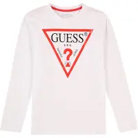 GUESS T-shirt röd / svart / vit