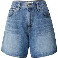 Levi's Jeans 'High Rise Baggy Shorts' blå denim