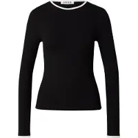 EDITED The Label T-shirt 'Ginger' svart / vit