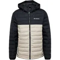 Columbia - Dunjackor skid - Powder Lite II Hooded Jacket Dark Stone Black för Unisex - Storlek XL - Svart