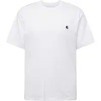 Carhartt WIP - T-shirts - S/S Madison T-Shirt White Black för UnisexBomull - Storlek XL - Vit