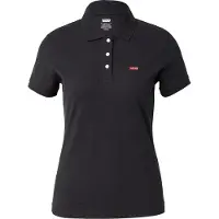 Levi's T-shirt 'Slim Polo Shirt' röd / svart