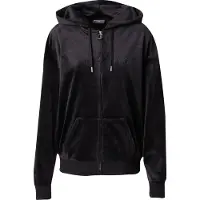 Juicy Couture Cardigan - Velour - Halan Oversized - Svart - - XXS - Xtra Xtra Small - Cardigan