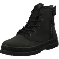 Bugatti Boots med snörning mörkgrön / svart