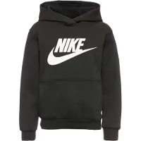 Nike Sweatshirt 'Club FLC' svart / vit